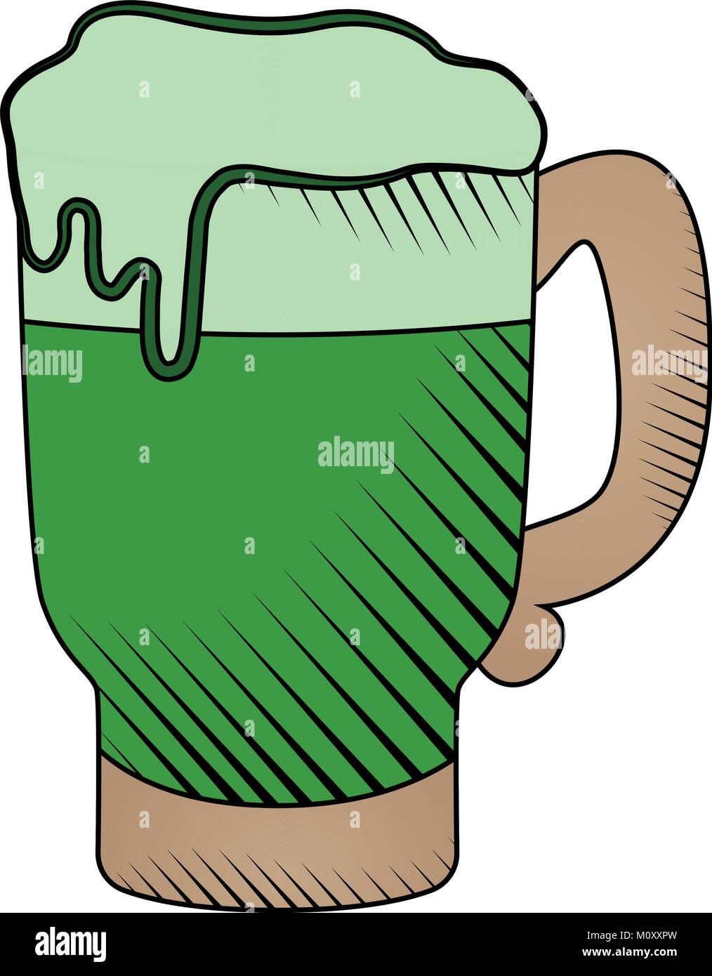 Beer mug with foam icon Stock Vector Image & Art - Alamy