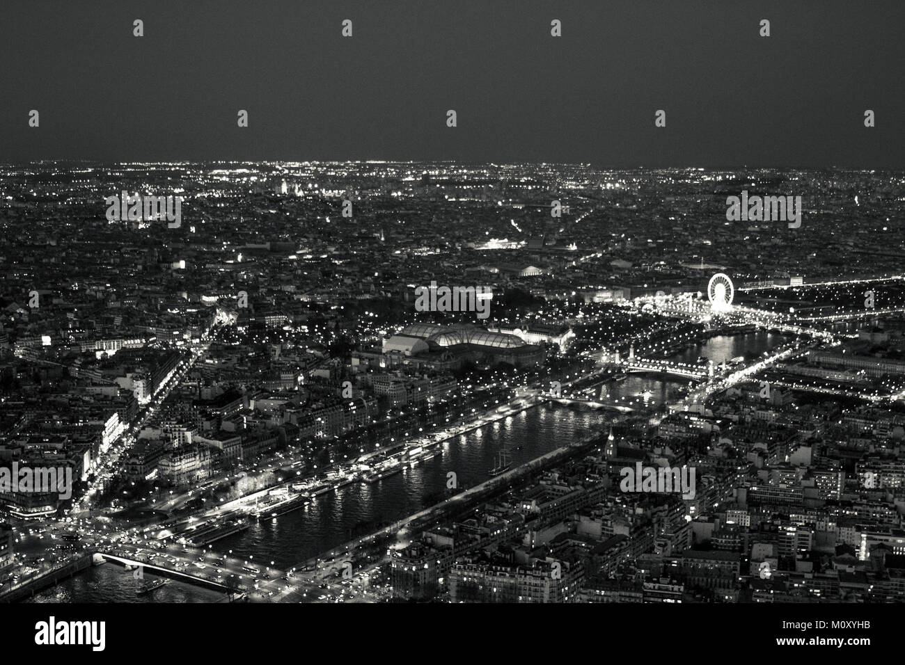 Paris landmarks black and white hi-res stock photography and images - Alamy