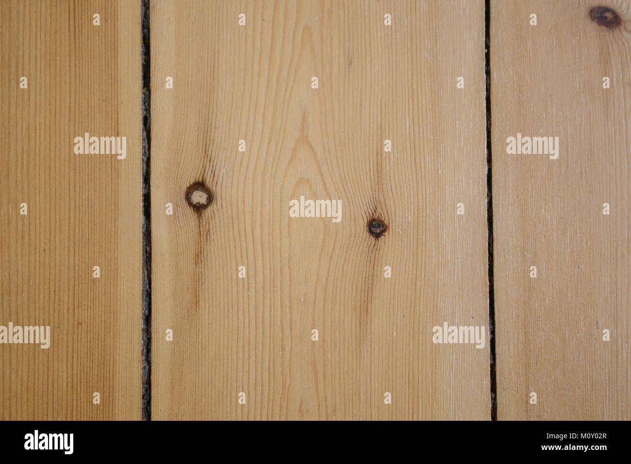 Wood Panel Floor Light Color With Dark Spots 2 Stock Photo