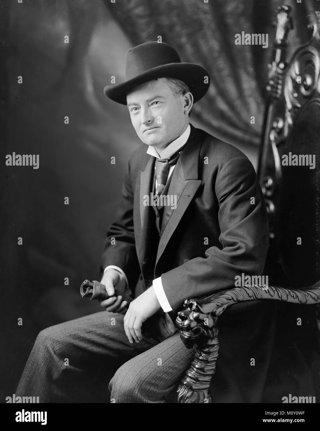 John Nance Garner III (1868 – 1967), American Democratic politician who was the 32nd Vice President of the United States, serving from 1933 to 1941 Stock Photo