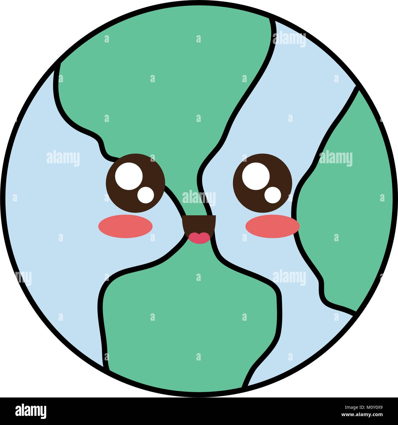 colored planet earth vector illustration Stock Vector Image & Art - Alamy