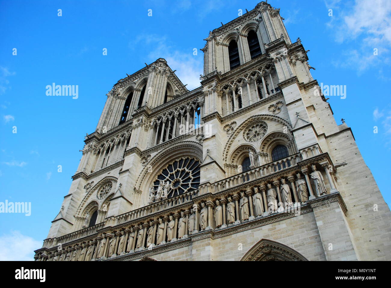Famous Notre Dame cathedral in Paris, France Stock Photo Famous Notre Dame cathedral in Paris, France Stock Photo