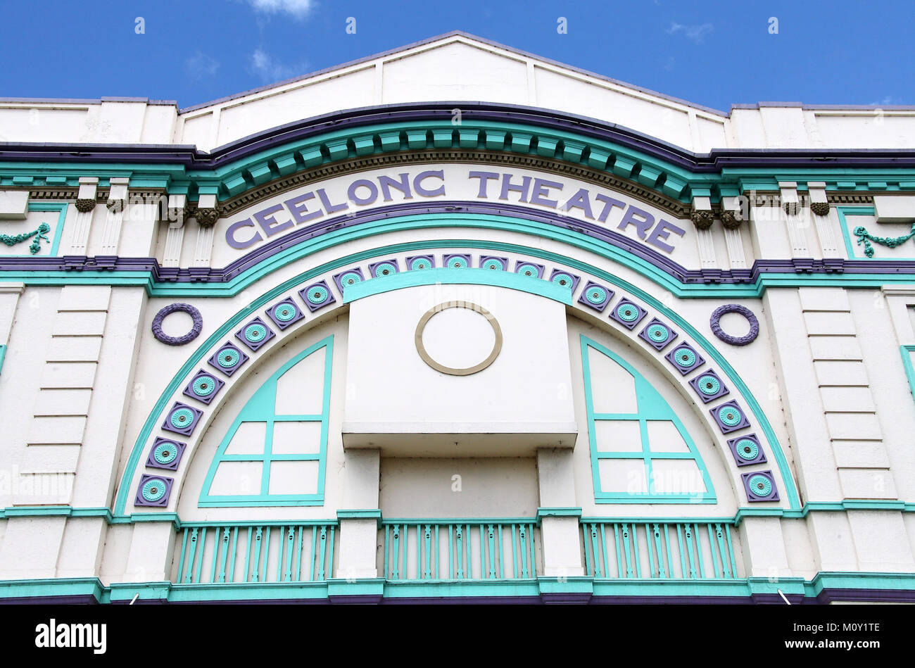 Historic Geelong Theatre on Ryrie Street which was built in 1911 Stock Photo Alamy