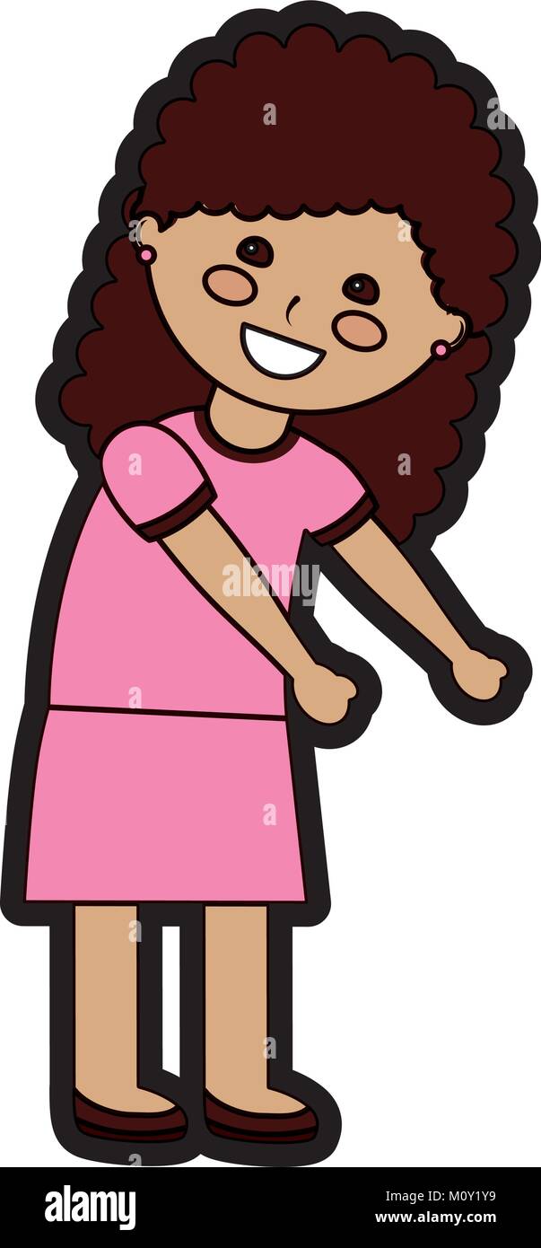 Curly Hair Stock Vector Images Alamy