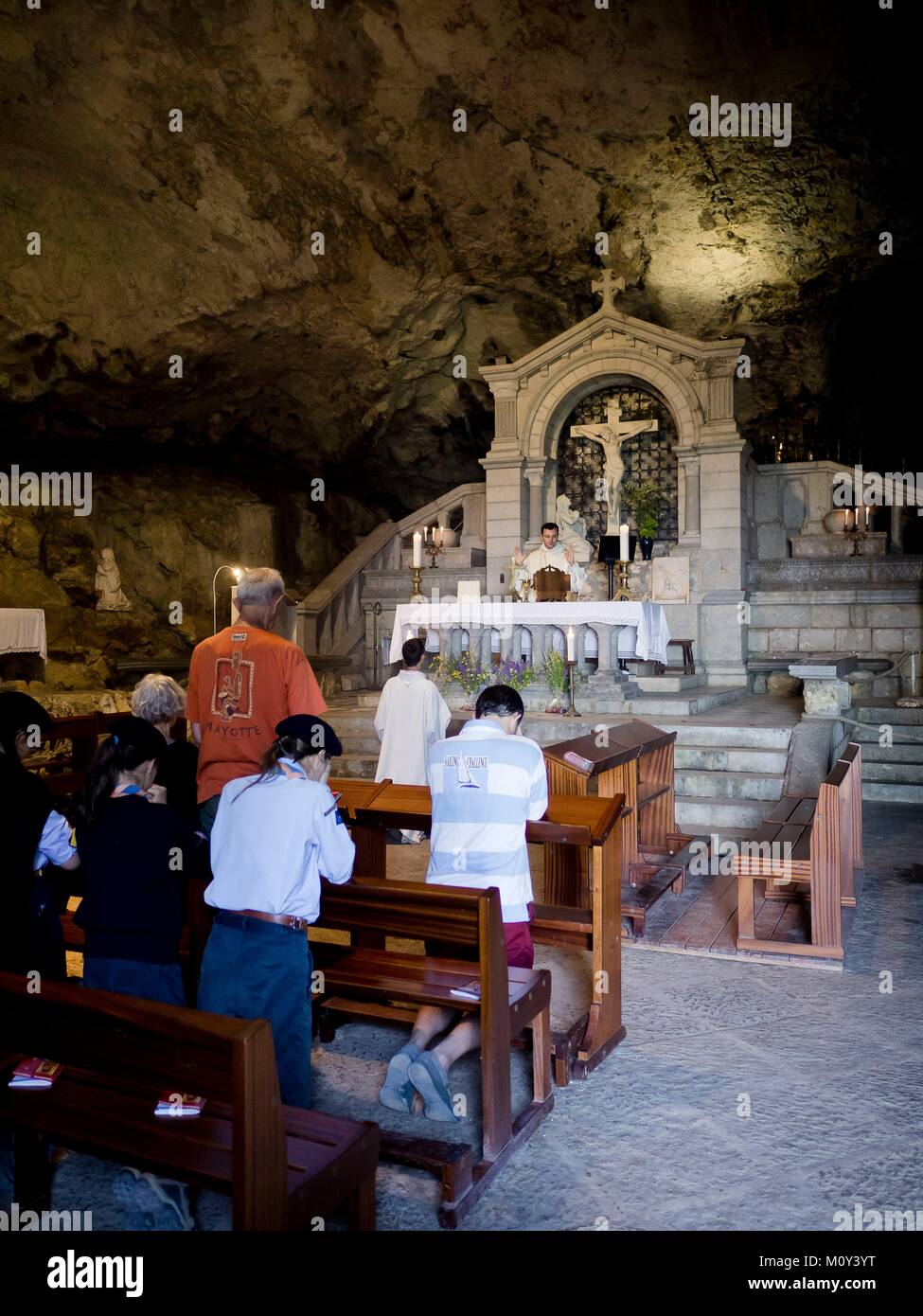 France,Var,Plan d'Aups Sainte Baume,massif de la Sainte Baume,grotte sanctuaire de Sainte Marie