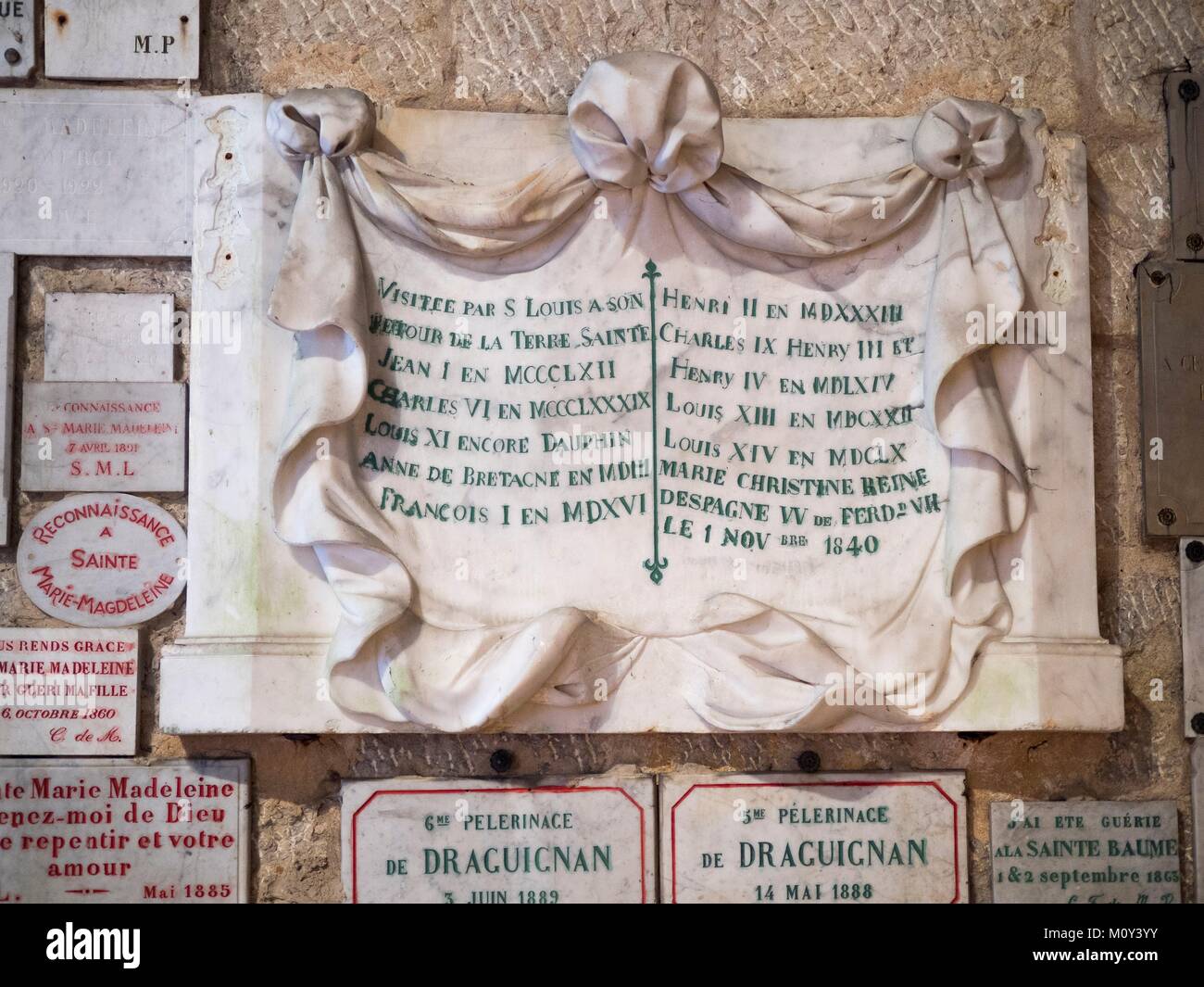 France,Var,Plan d'Aups Sainte Baume,massif de la Sainte Baume,grotte sanctuaire de Sainte Marie
