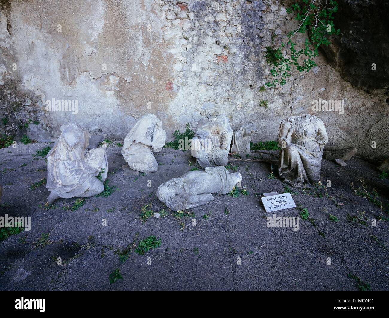 France,Var,Plan d'Aups Sainte Baume,massif de la Sainte Baume,grotte sanctuaire de Sainte Marie