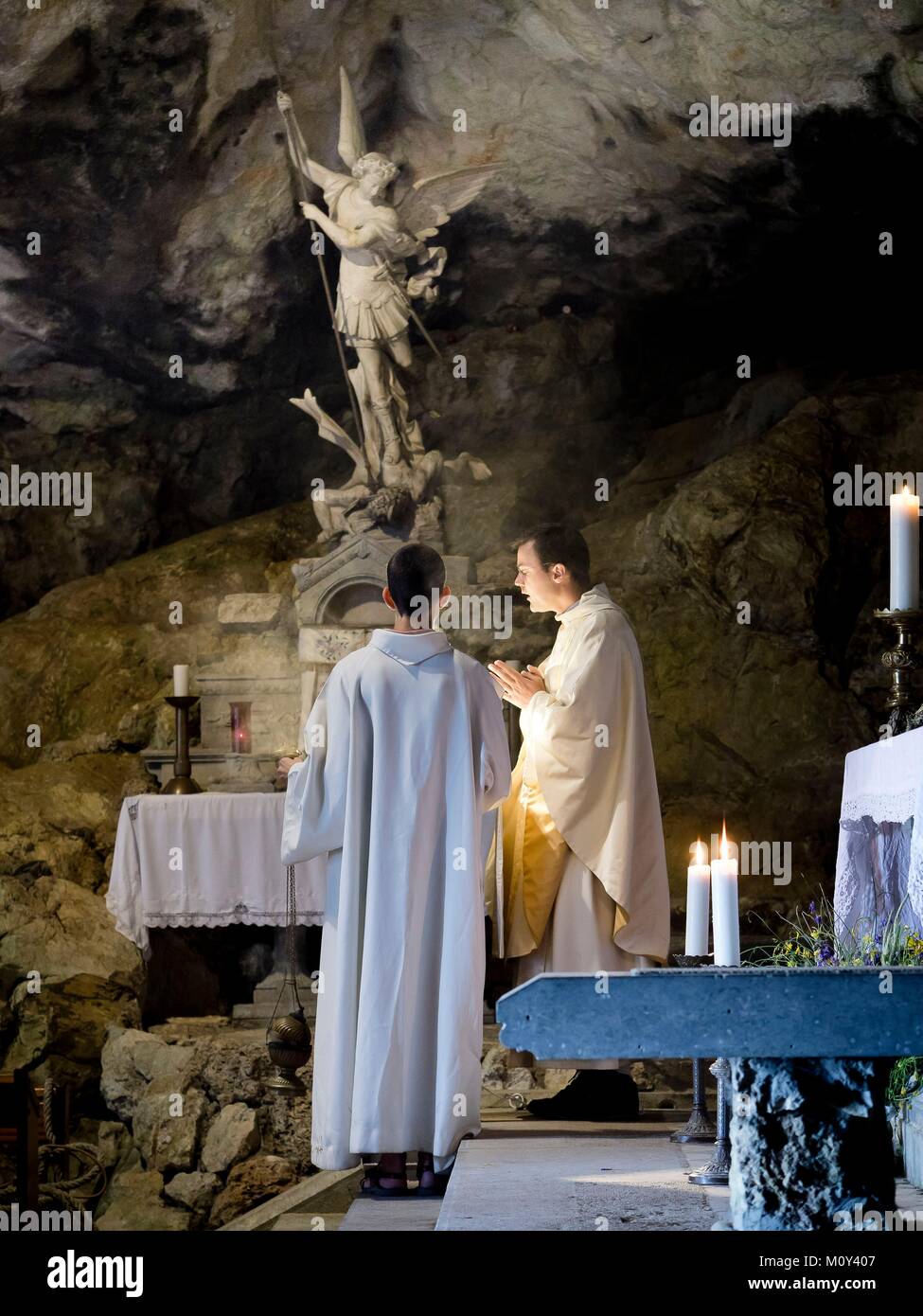 France,Var,Plan d'Aups Sainte Baume,massif de la Sainte Baume,grotte sanctuaire de Sainte Marie
