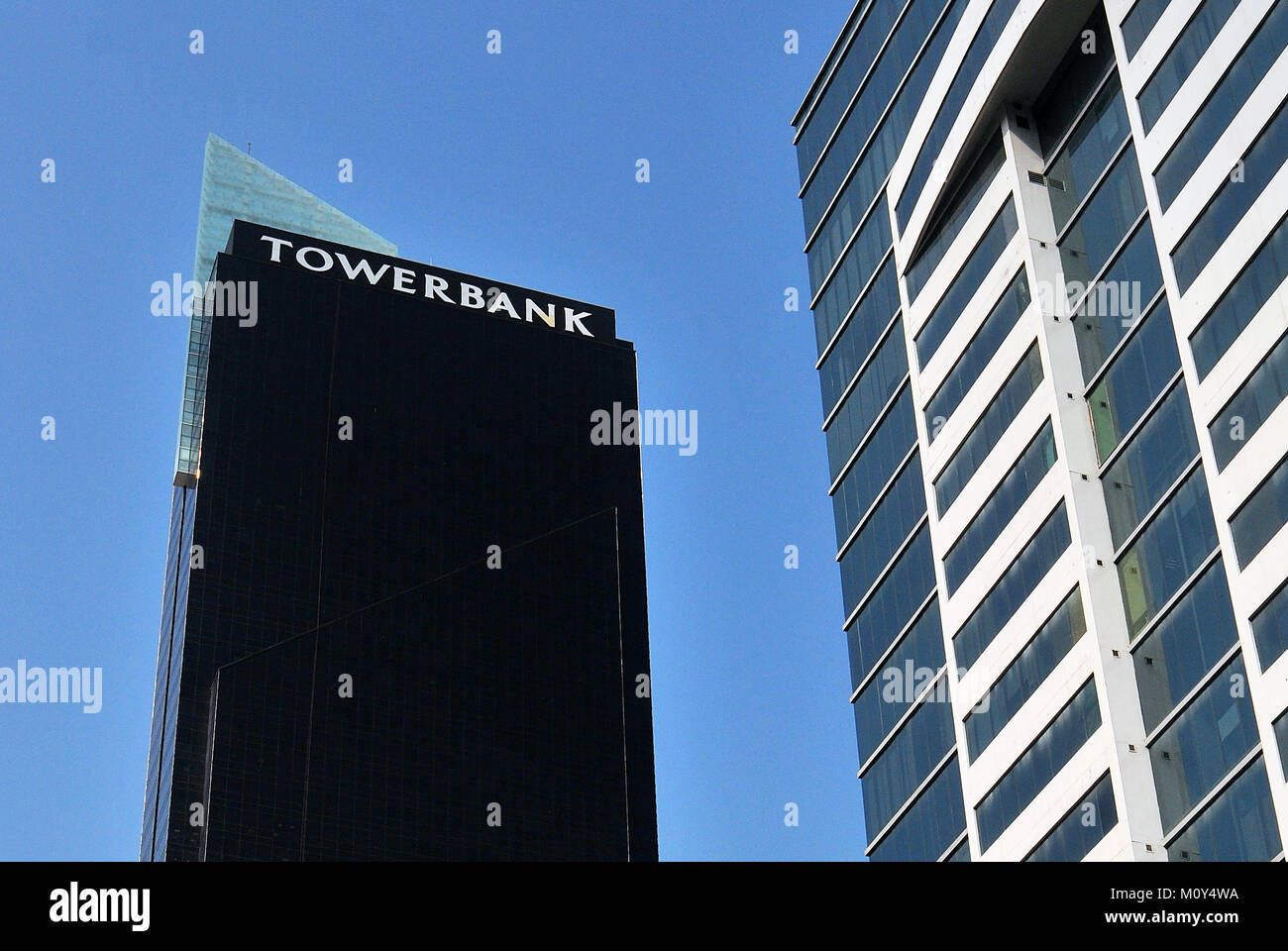 Tower bank Panama city Panama Stock Photo Alamy