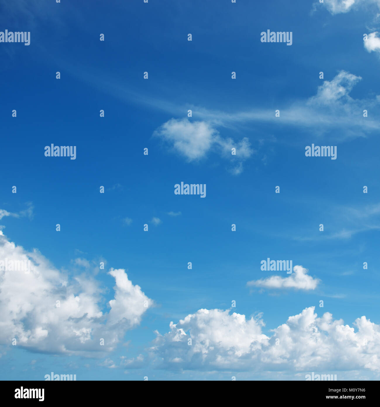 Beautiful white clouds against the blue sky Stock Photo - Alamy