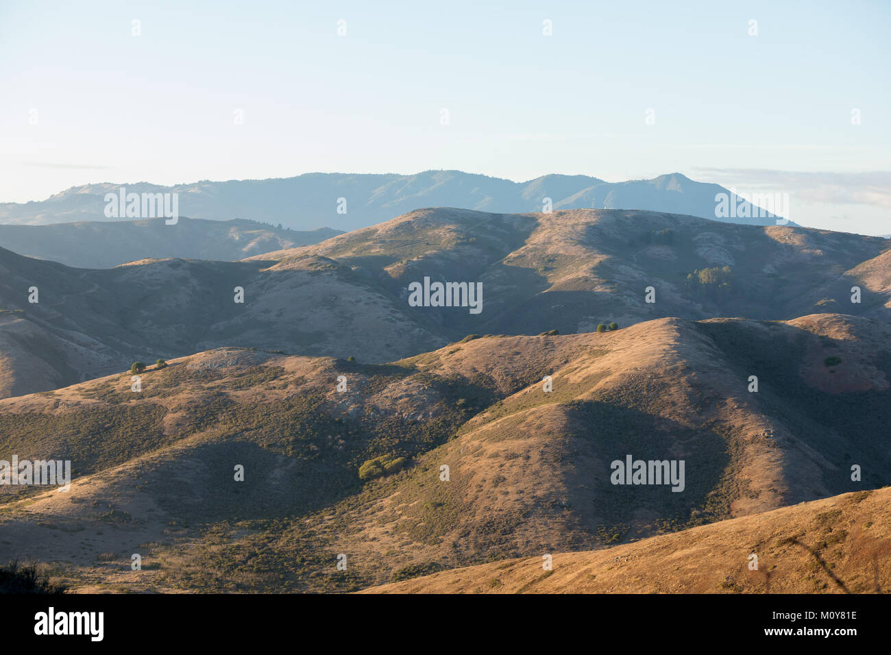 Natural Hill Landscape in San Francisco Stock Photo