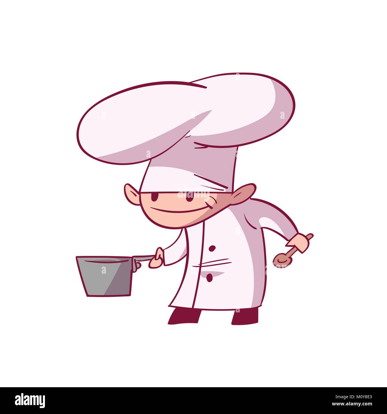 Chef cartoon hi-res stock photography and images - Alamy