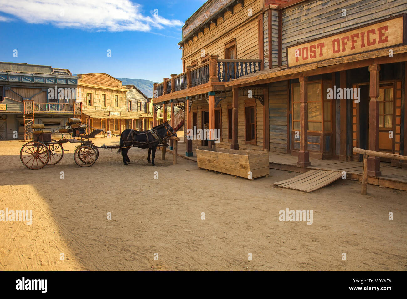 Western movie set hi-res stock photography and images - Alamy