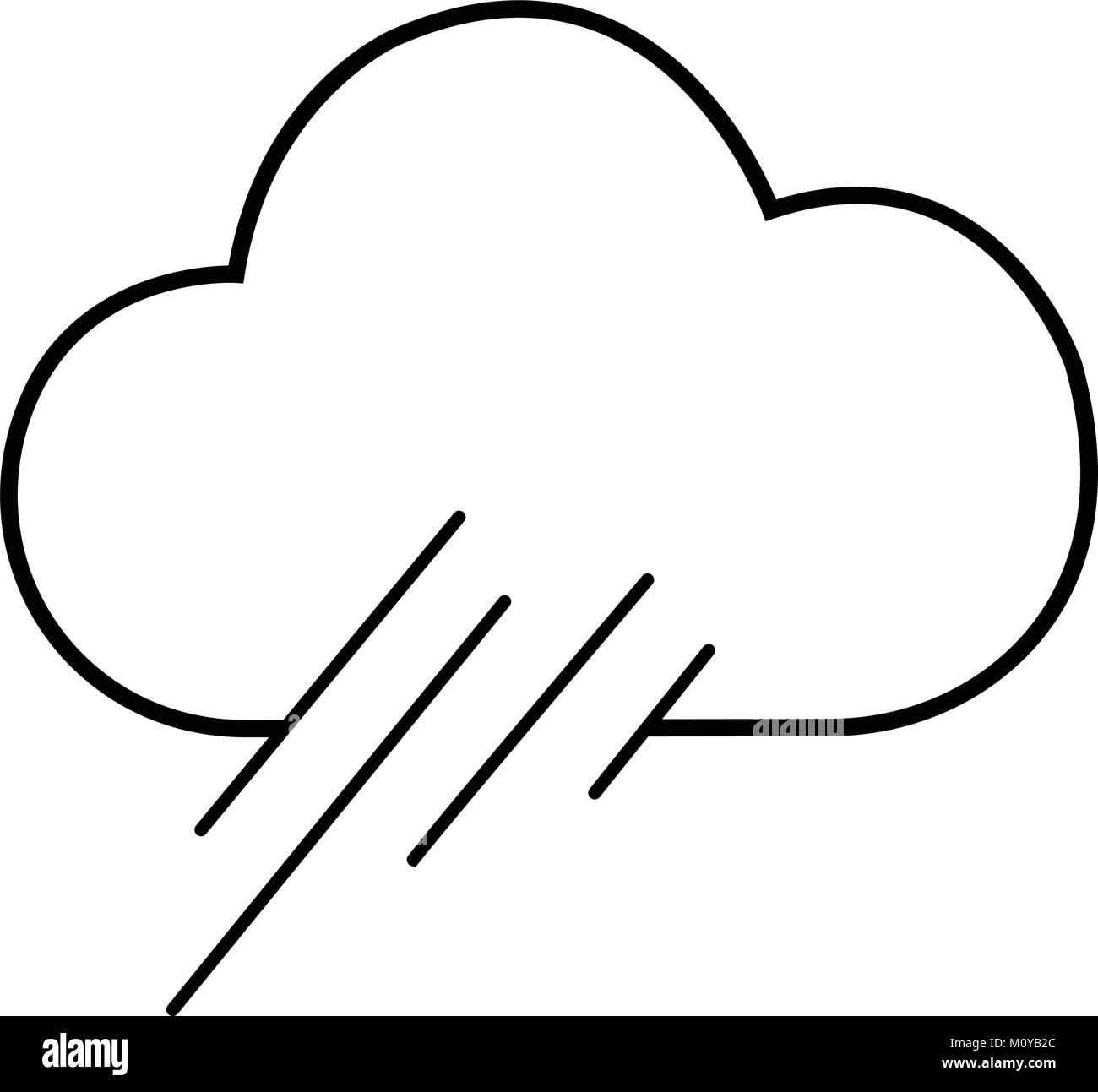 Sunny windy weather simple Black and White Stock Photos & Images - Alamy