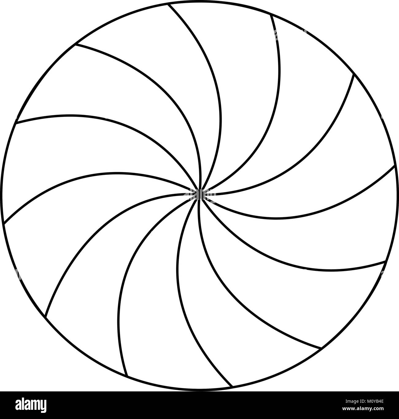 peppermint coloring page