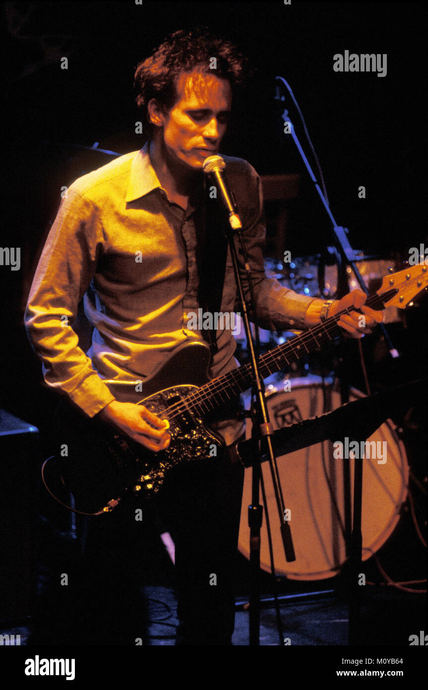 Jeff Buckley performing at the Knitting Factory in New York City in the