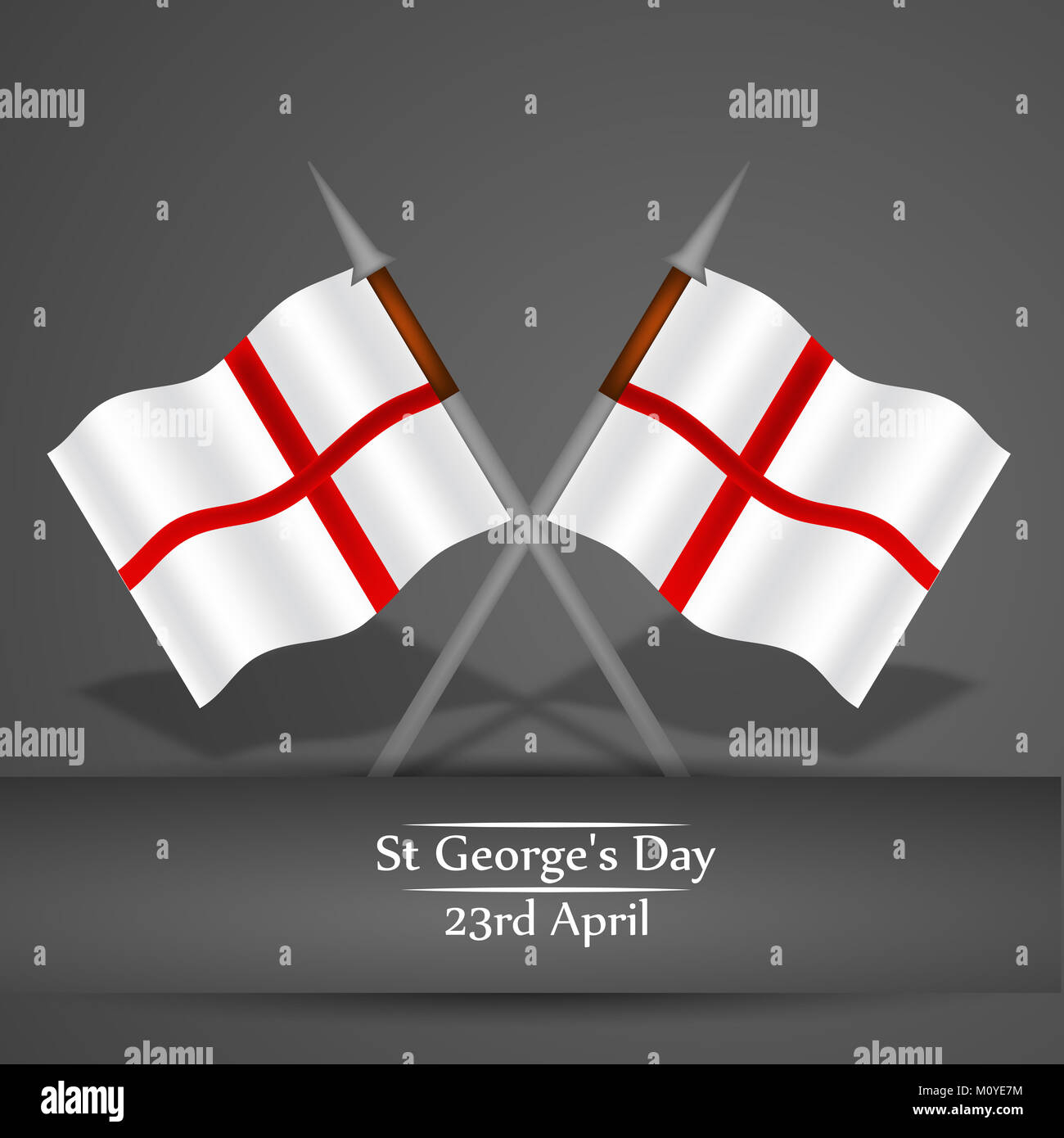 illustration of Christian St. George Day background Stock Photo - Alamy