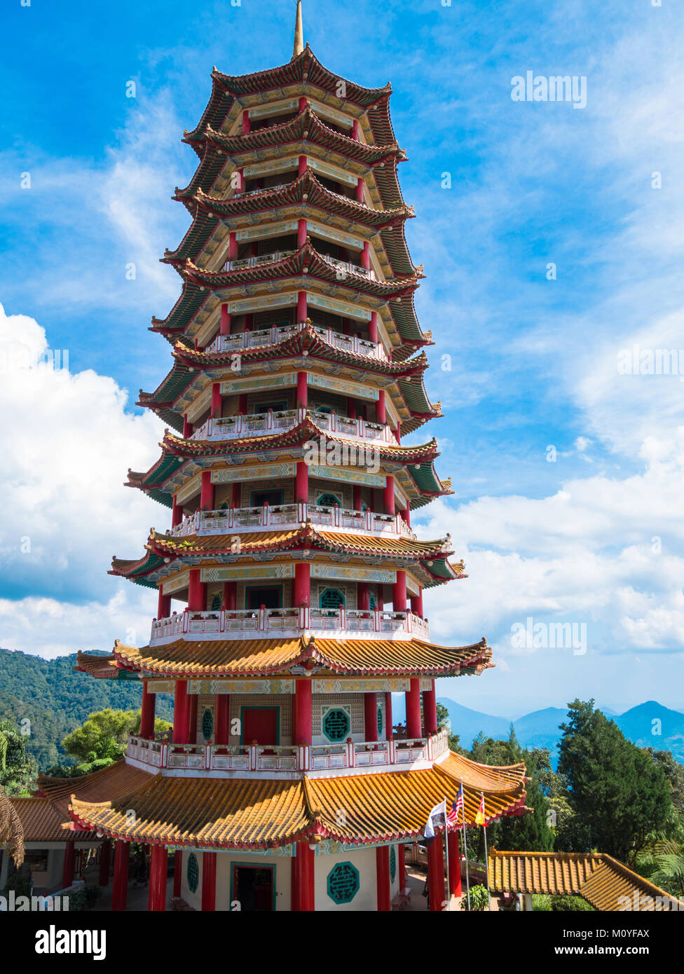 Chin Swee Caves Temple which is located at Genting Highlands in Malaysia. Stock Photo