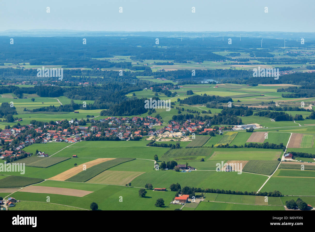 Aerial view of Rott, Bavaria, Germany Stock Photo - Alamy