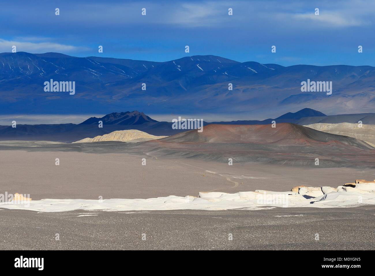 Moonscape of the Campo de Piedra Pomez,Departamento Antofagasta de la Sierra,Catamarca,Argentina Stock Photo