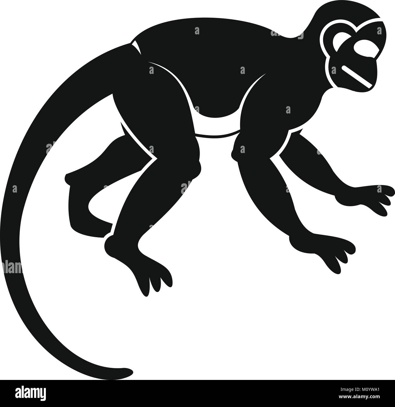 Capuchin monkey icon, simple style Stock Vector Image & Art - Alamy