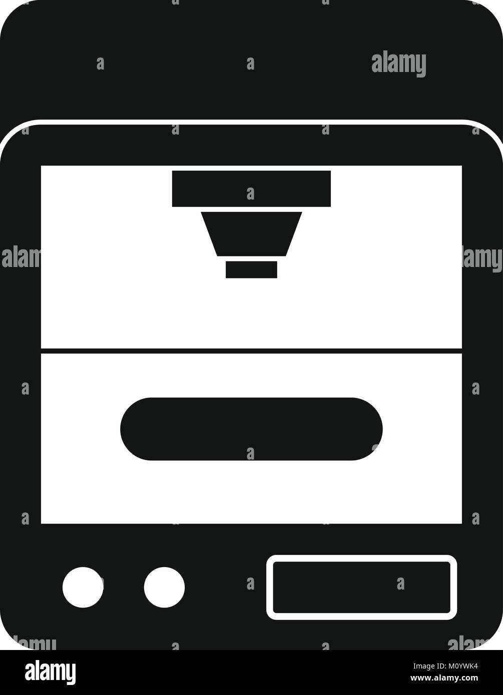 3D printer icon, simple style Stock Vector Image & Art - Alamy