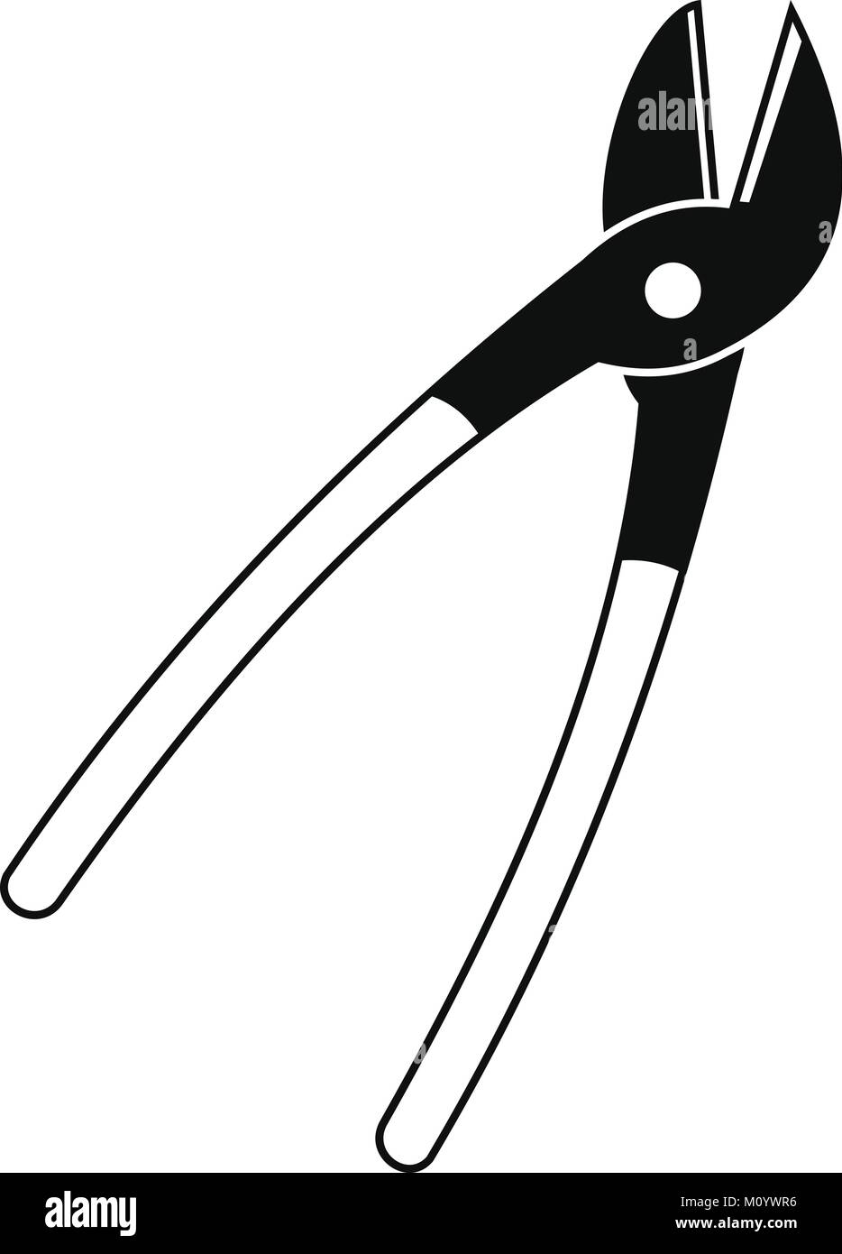 Metal shears icon, simple style Stock Vector Image & Art - Alamy