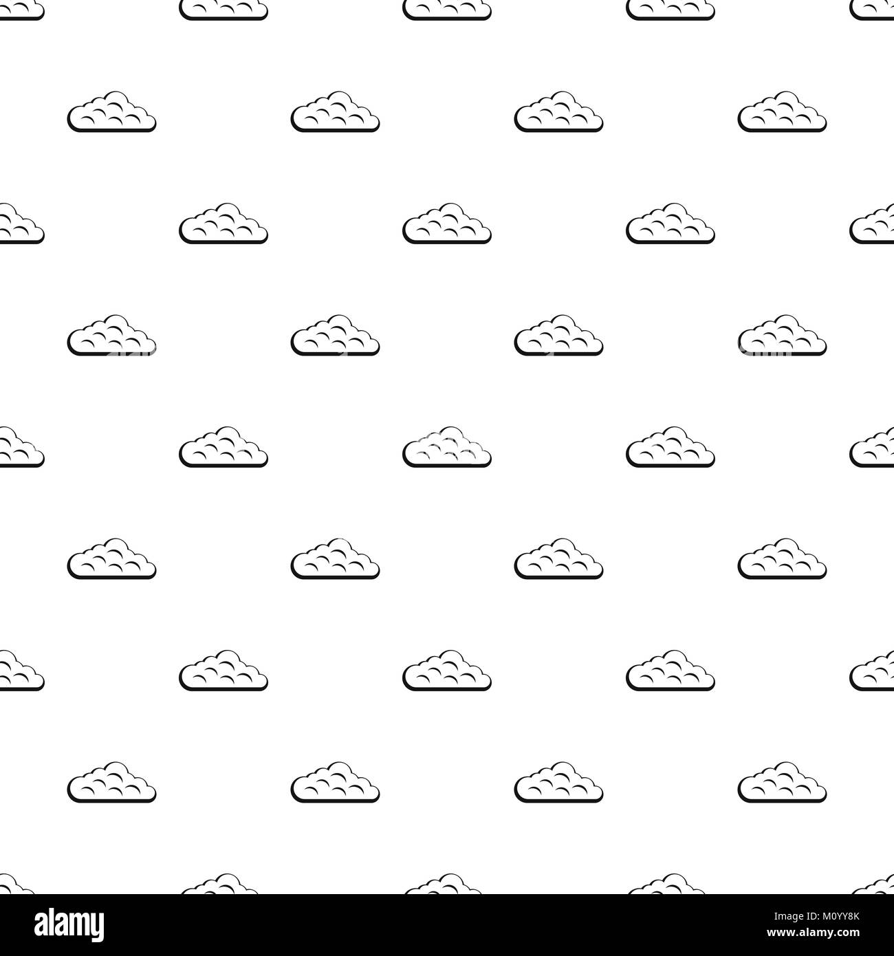 Rainy cloud pattern vector Stock Vector Image & Art - Alamy