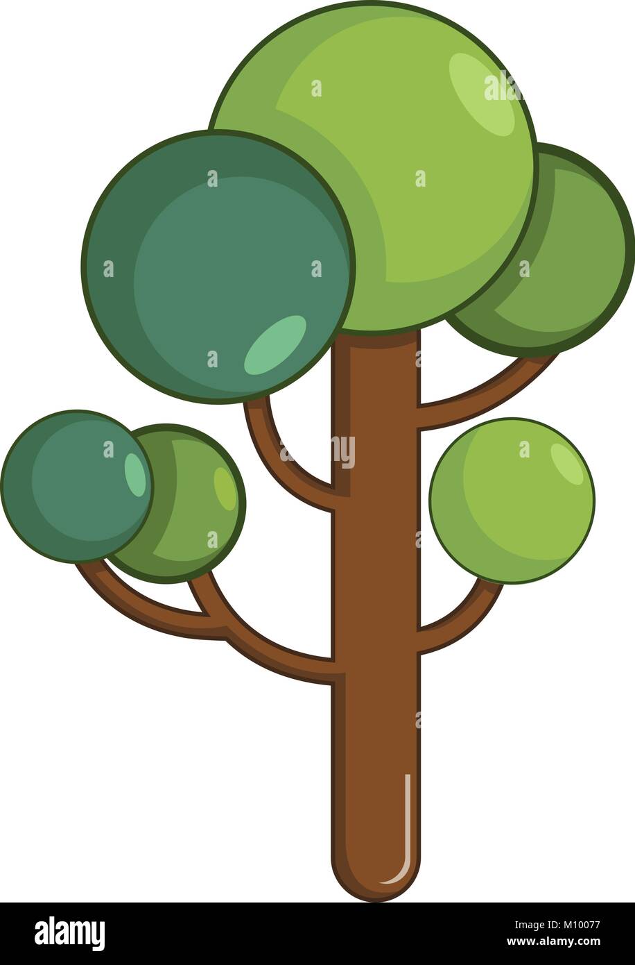 Tree icon, cartoon style Stock Vector Image & Art - Alamy