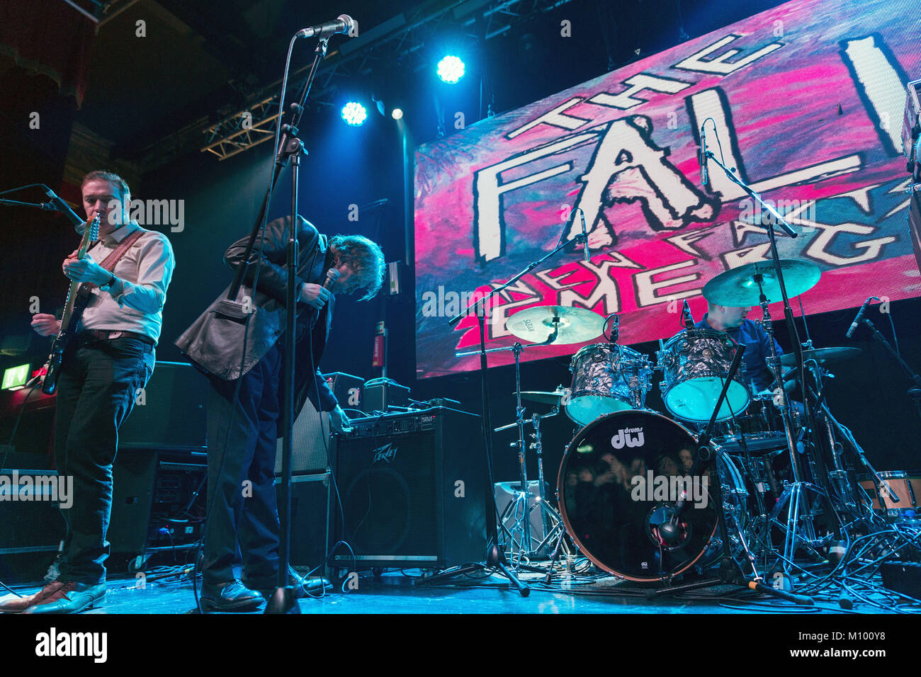 Liverpool, Merseyside, UK. 17th June, 2017. MARK E SMITH lead Singer of UK Indie band, The Fall performing at Liverpool Arts Club January 2017 Credit: Andy Von Pip/ZUMA Wire/Alamy Live News Stock Photo