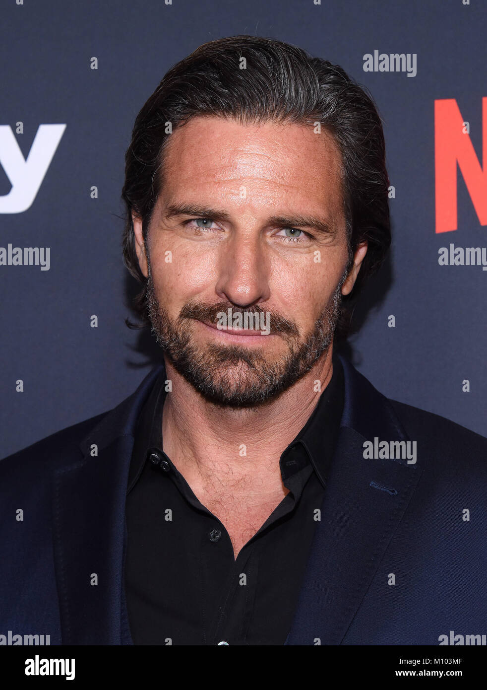 Hollywood, California, USA. 24th Jan, 2018. Ed Quinn arrives for the premiere of the Netflix's Hollywood, California, USA. 24th Jan, 2018. Ed Quinn arrives for the premiere of the Netflix's