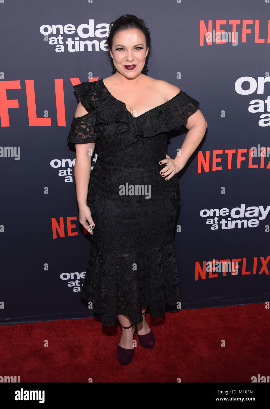 Hollywood, California, USA. 24th Jan, 2018. Gloria Calderon Kellett arrives for the premiere of the Netflix's 'One Day At A Time' Season 2 at the Arclight Cinema. Credit: Lisa O'Connor/ZUMA Wire/Alamy Live News Stock Photo