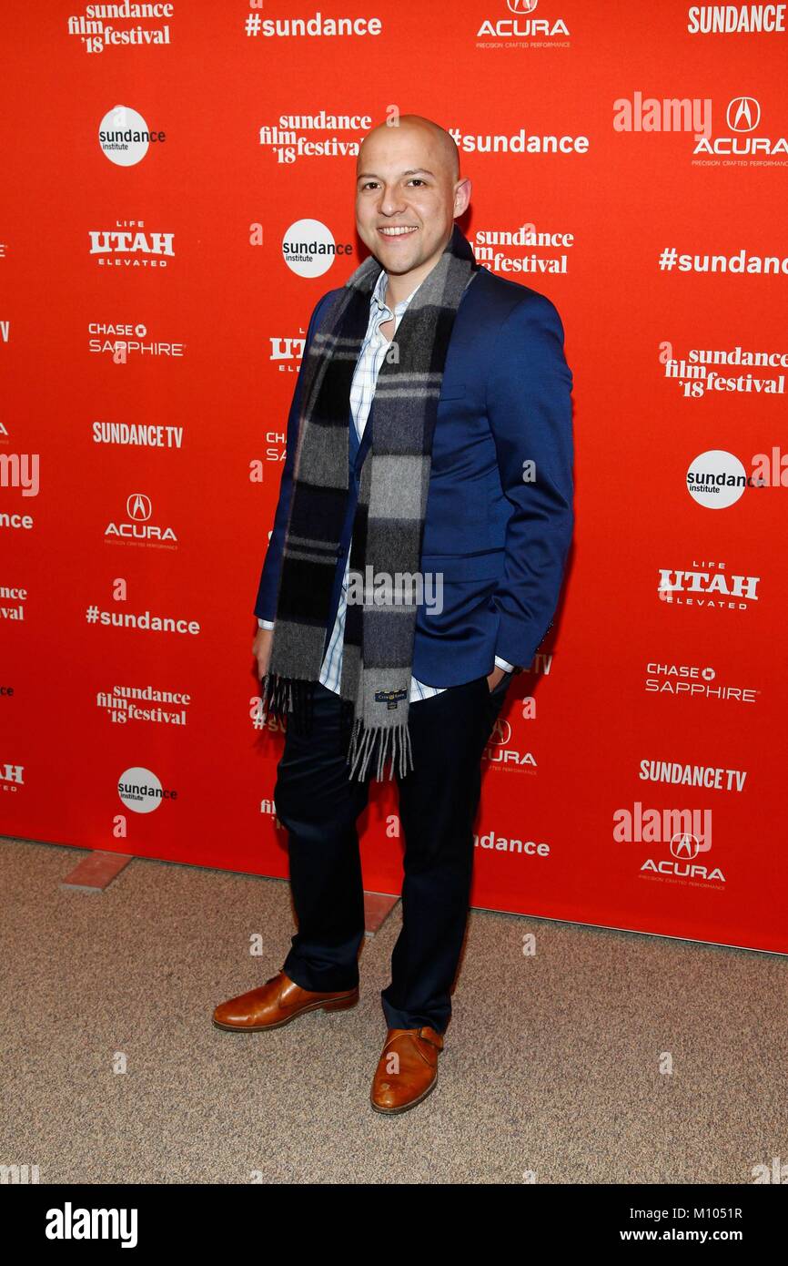 Park City, UT, USA. 24th Jan, 2018. Beau Bassewitz at arrivals for A FUTILE AND STUPID GESTURE Premiere at Sundance Film Festival 2018, Eccles Theater, Park City, UT January 24, 2018. Credit: JA/Everett Collection/Alamy Live News Stock Photo