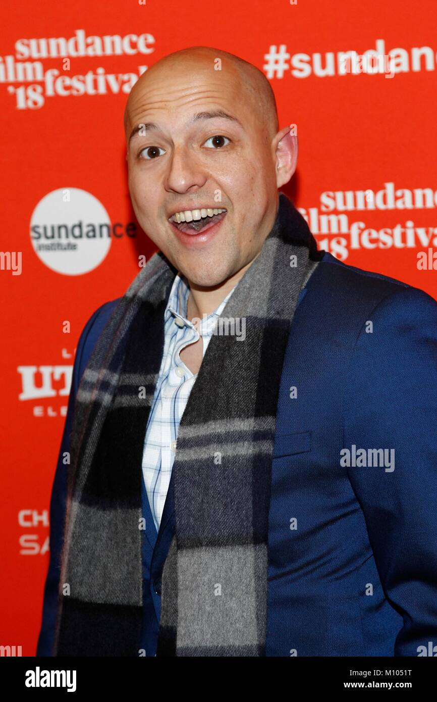 Park City, UT, USA. 24th Jan, 2018. Beau Bassewitz at arrivals for A FUTILE AND STUPID GESTURE Premiere at Sundance Film Festival 2018, Eccles Theater, Park City, UT January 24, 2018. Credit: JA/Everett Collection/Alamy Live News Stock Photo