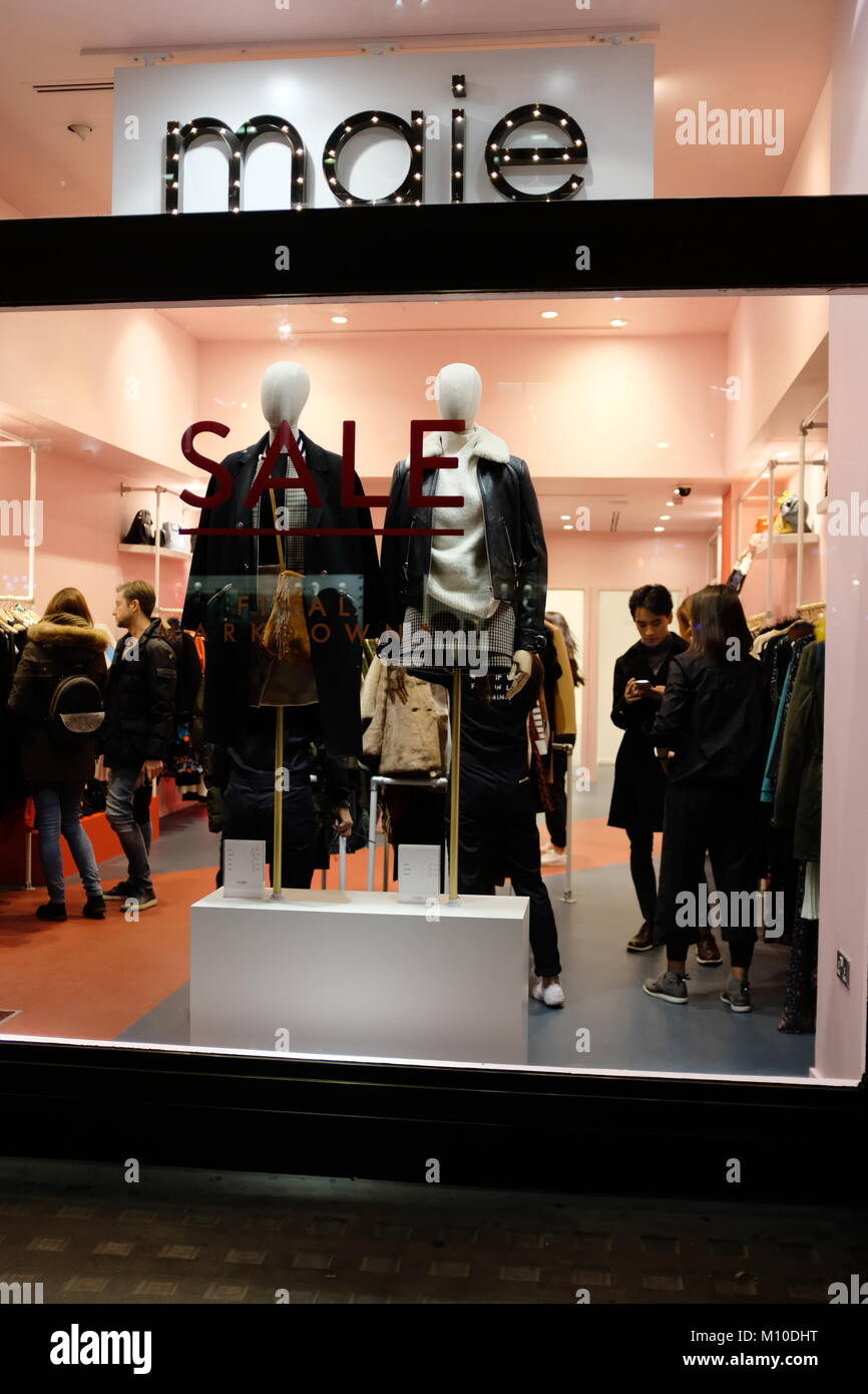 maje on Regent Street, London, England, UK Stock Photo - Alamy