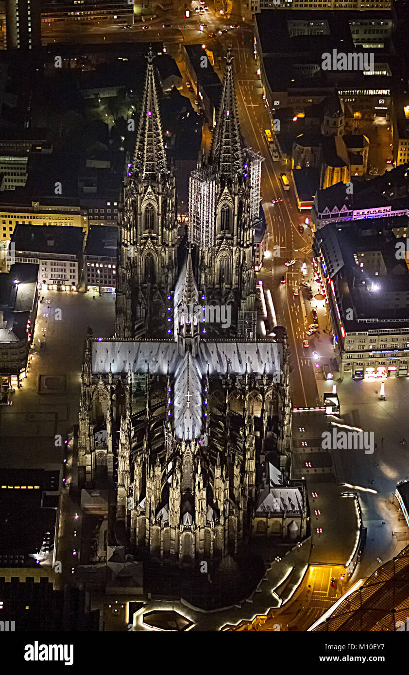 Aerial View Cologne Cathedral Cathedral High Resolution Stock Photography and Images Alamy
