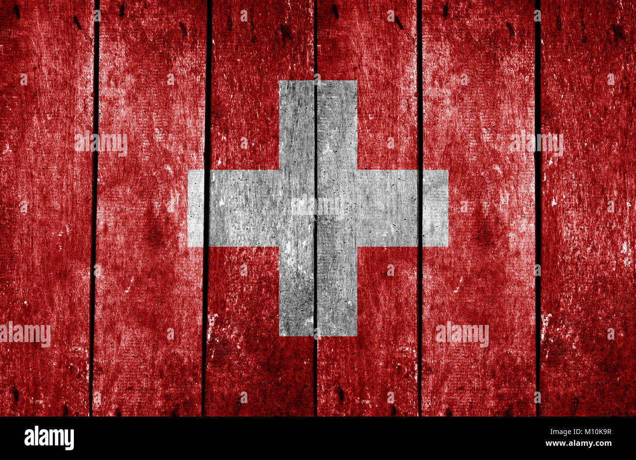 wooden background with the country flag Stock Photo - Alamy
