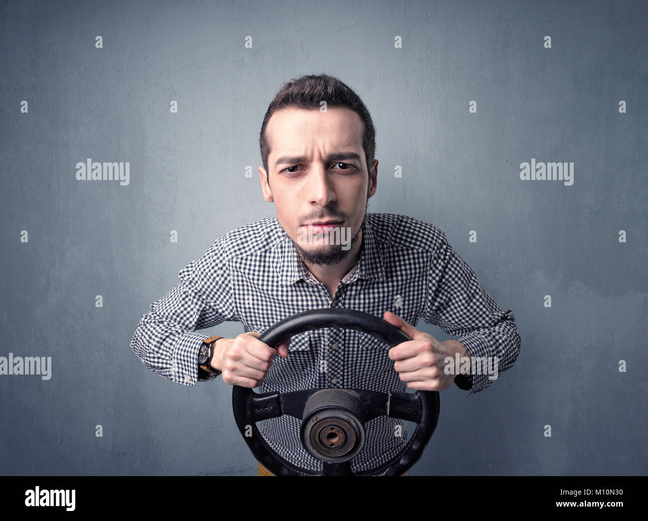 Pilot hands on steering wheel hi-res stock photography and images - Alamy