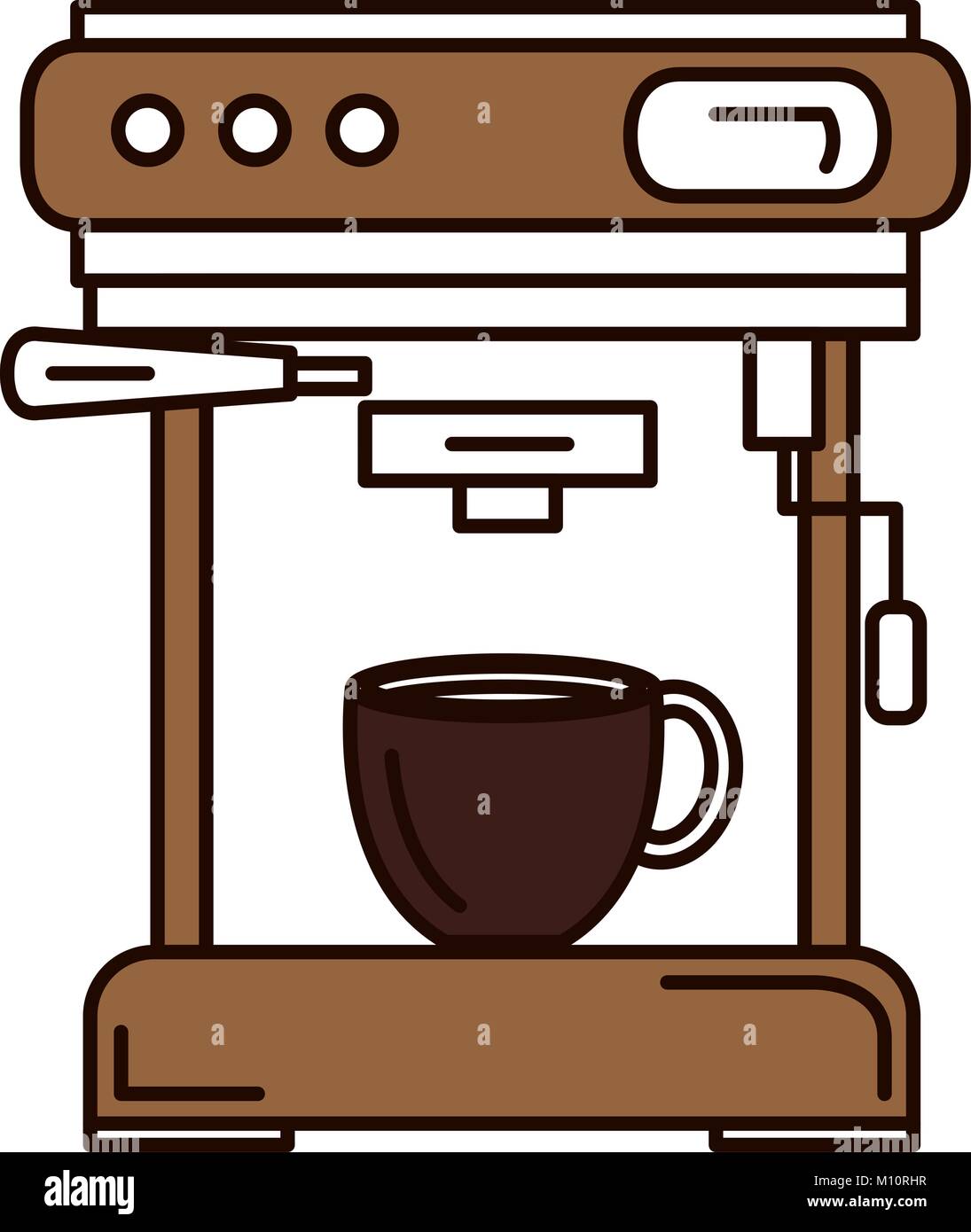 coffee machine isolated icon vector illustration design Stock Vector ...