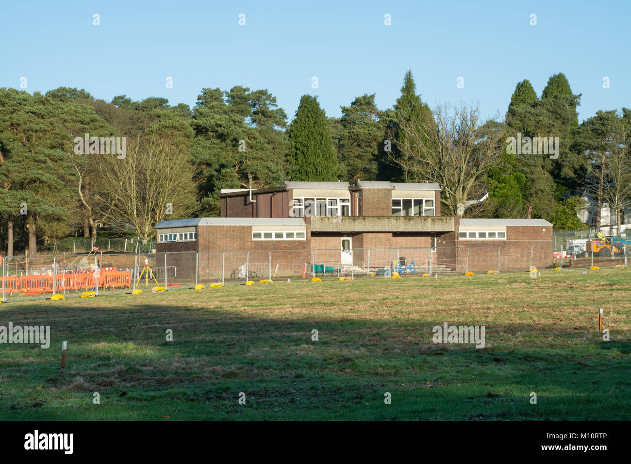 Part of the old Princess Royal Barracks, home of the Royal Logistic Corps (also called Deepcut Barracks) in Deepcut, Surrey, UK Stock Photo