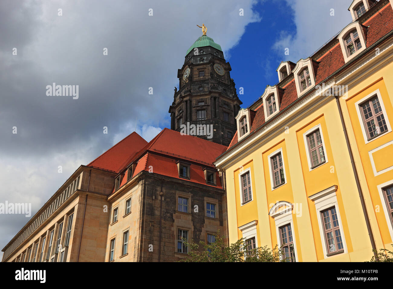 The new townhall of Dresden, Saxony, Germany Stock Photo Alamy