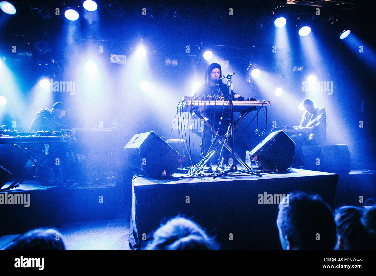 The Englishman, electronic music producer and singer Sohn (S O H N) performs a live concert at Pumpehuset during Frost Festival 2014 in Copenhagen. Denmark 01/03 2014. Stock Photo