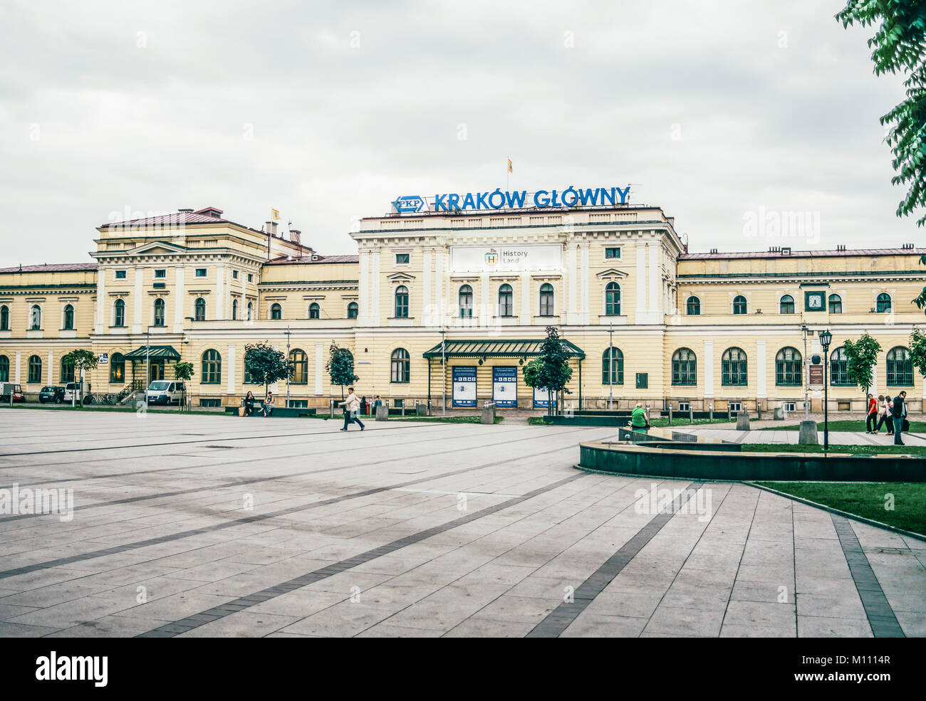 Krakow Glowny main train station in Krakow, Poland Stock Photo Alamy
