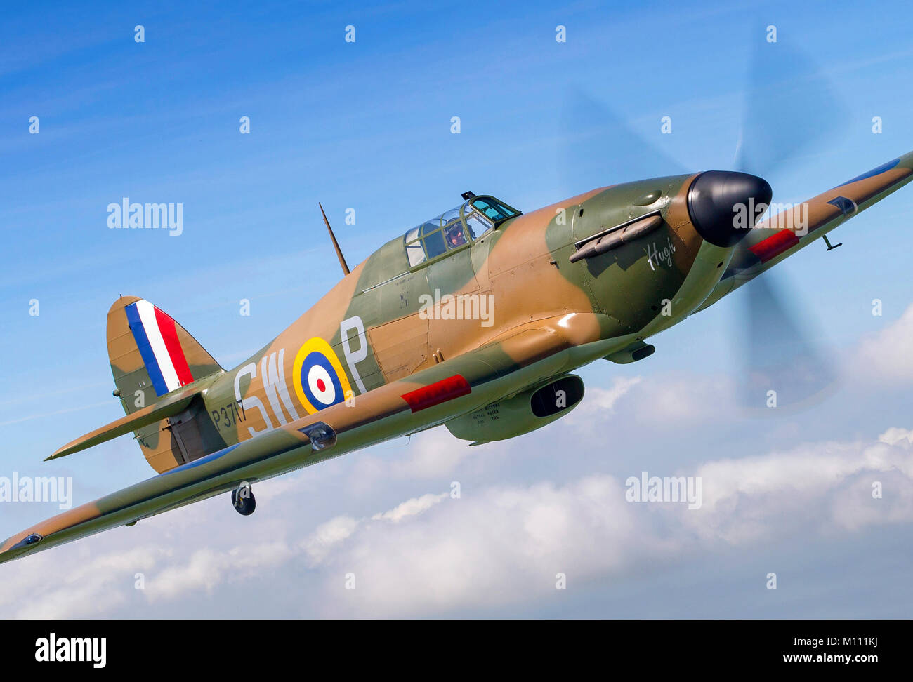 Hawker Hurricane G-HITT Stock Photo