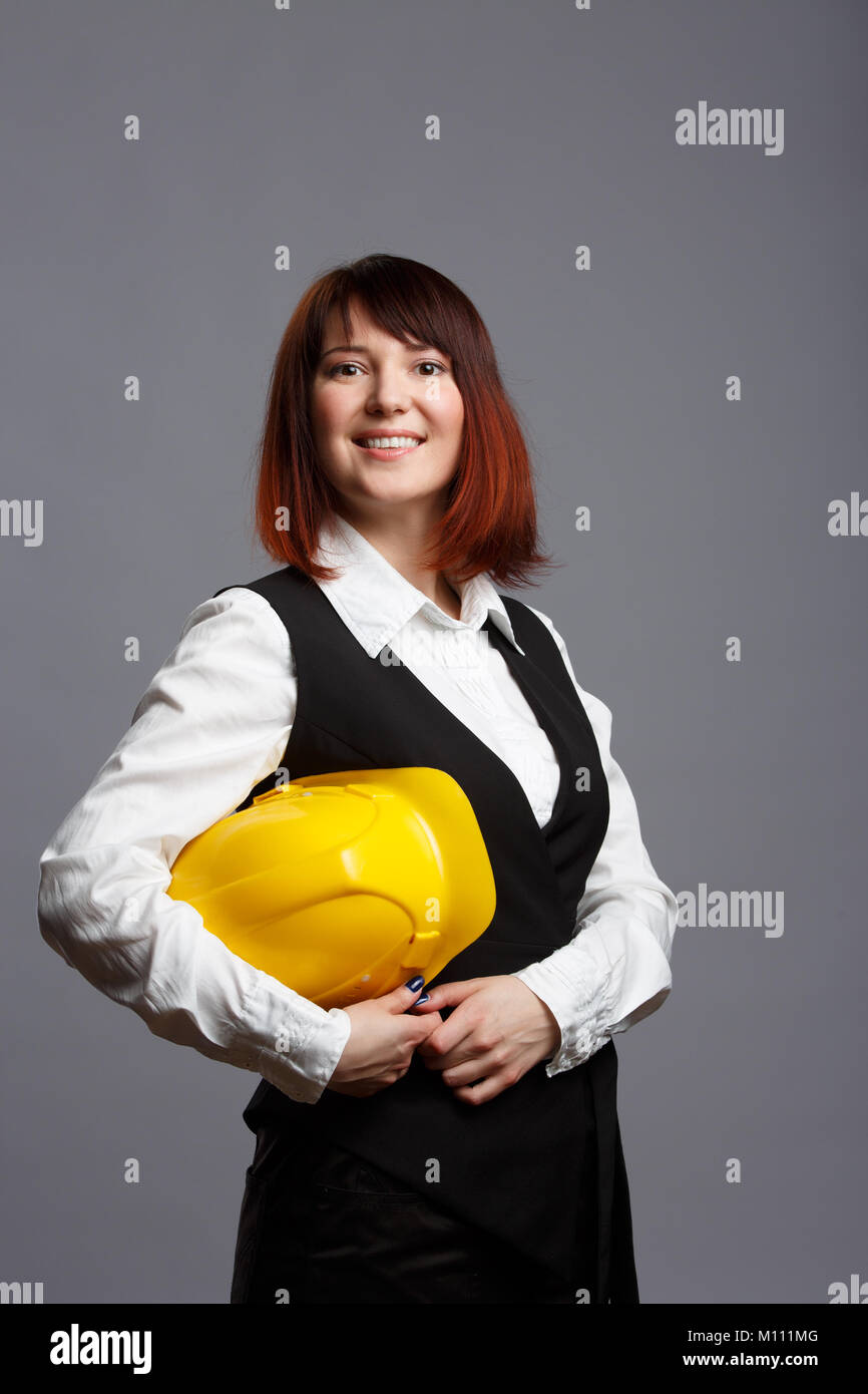 Black woman industrial helmet hi-res stock photography and images - Alamy