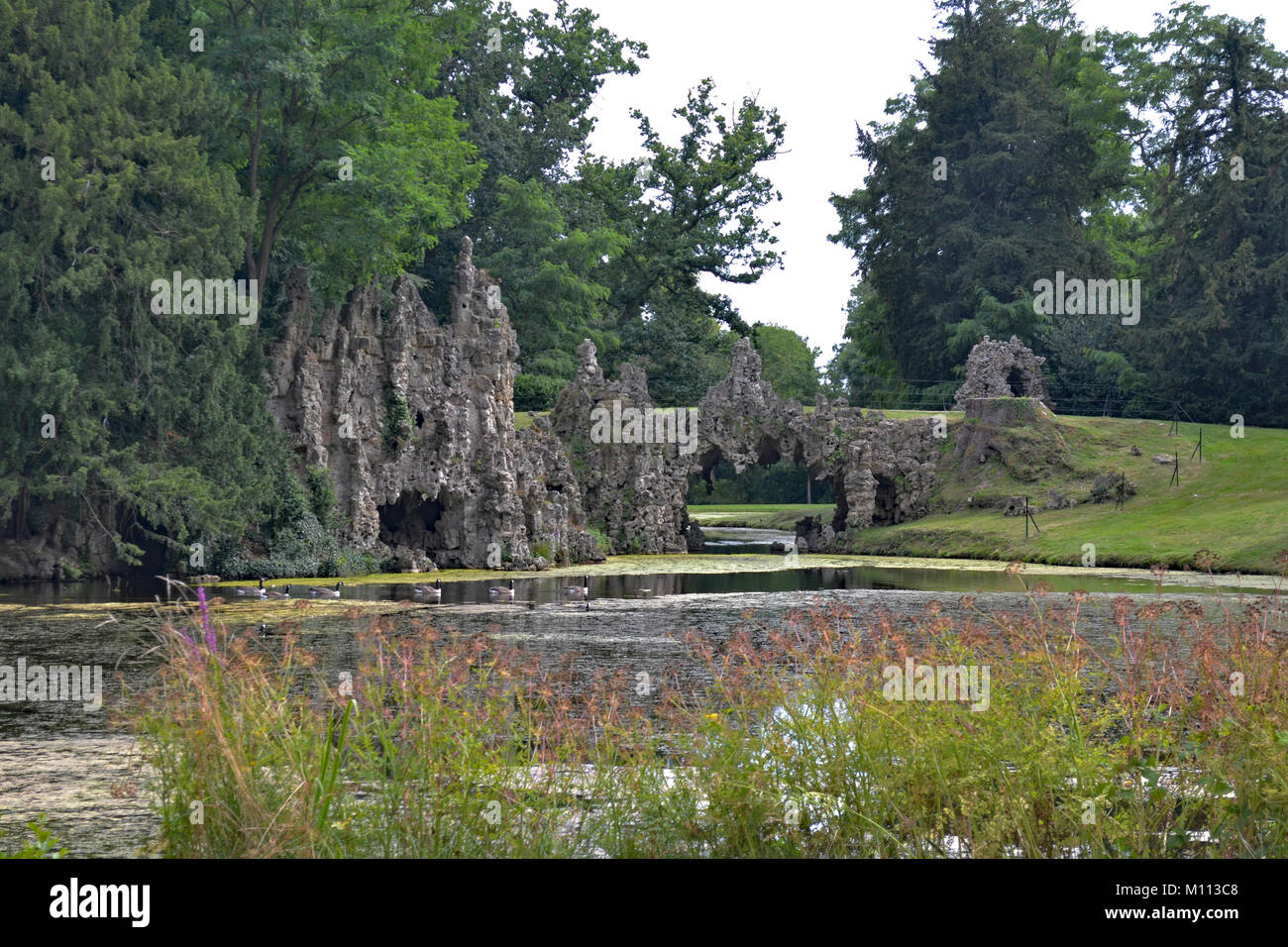 Crystal Grotto  Pains Hill Park Stock Photo