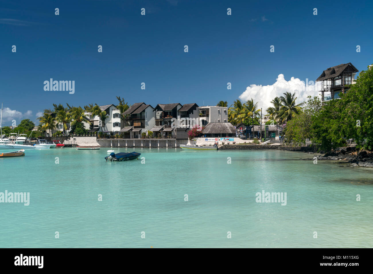 Grand Baie, Mauritius, Afrika, Grand Baie,, Mauritius, Africa Stock