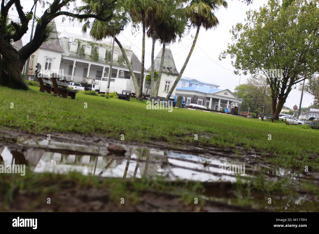 Curepipe, town (township) on the island of Mauritius Stock Photo