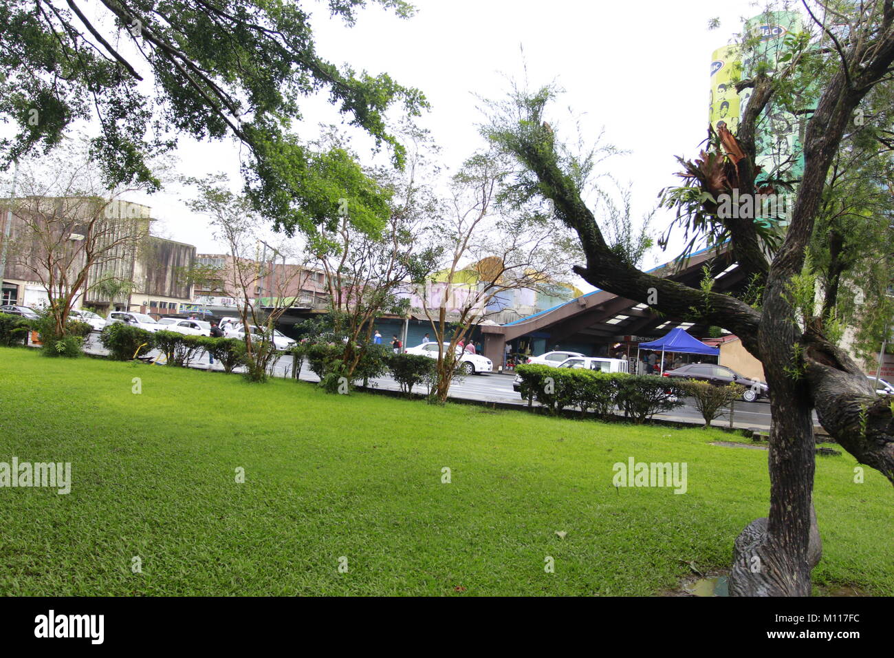 Curepipe, town (township) on the island of Mauritius Stock Photo