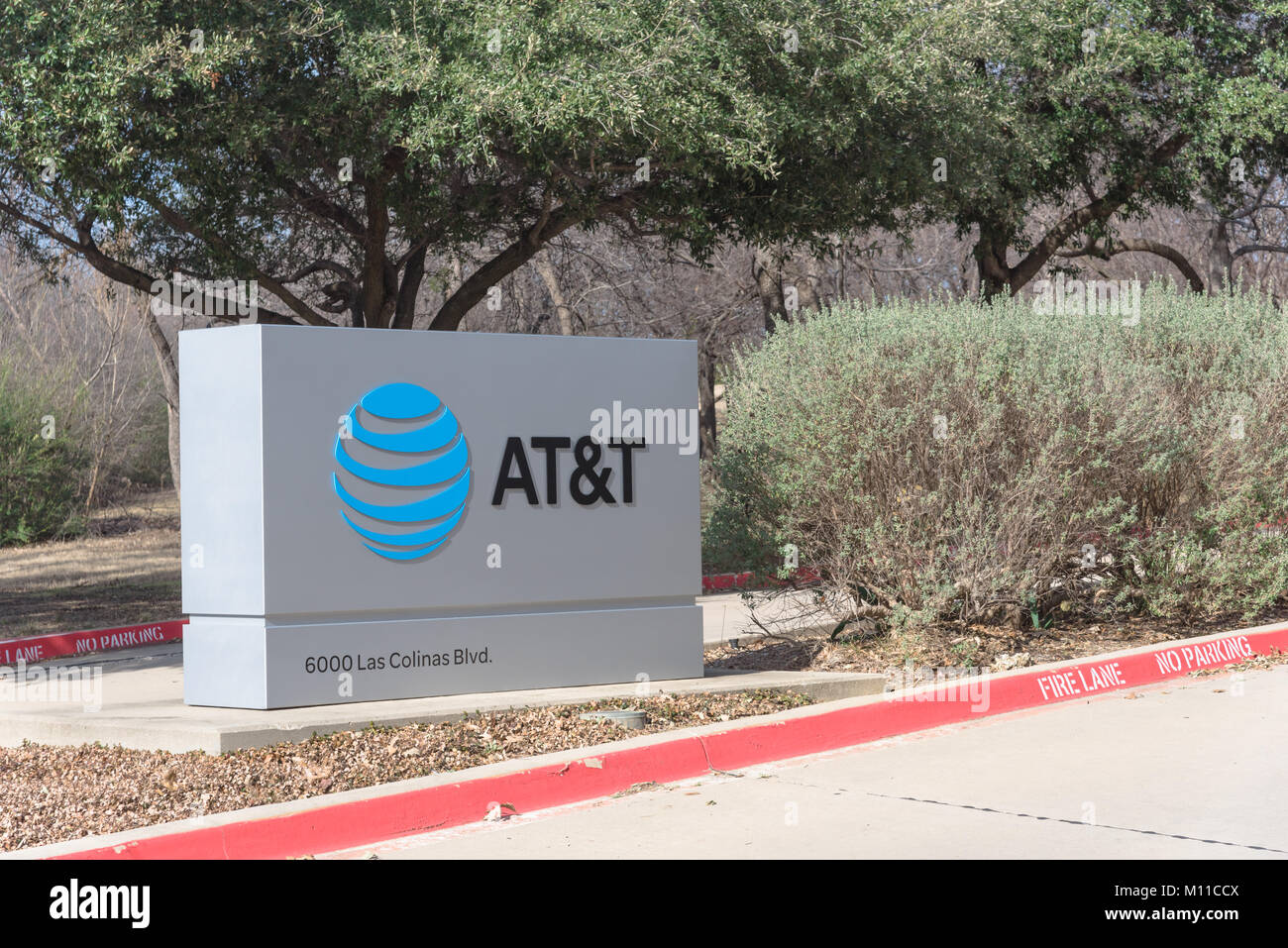 Entrance to AT T Training Campus in Irving, Texas, USA Stock Photo - Alamy